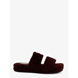 Celine Women Triomphe Fur Shearling Slides